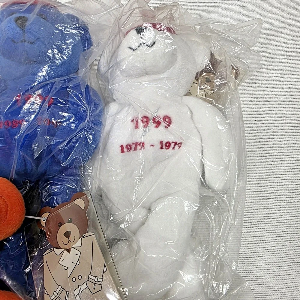 Nolan Ryan Express to Cooperstown Lot Of 5 Stuffed Animal Plush Bear Toys